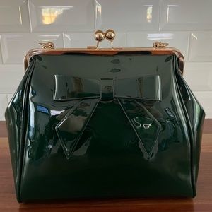 New Green PU Bow purse